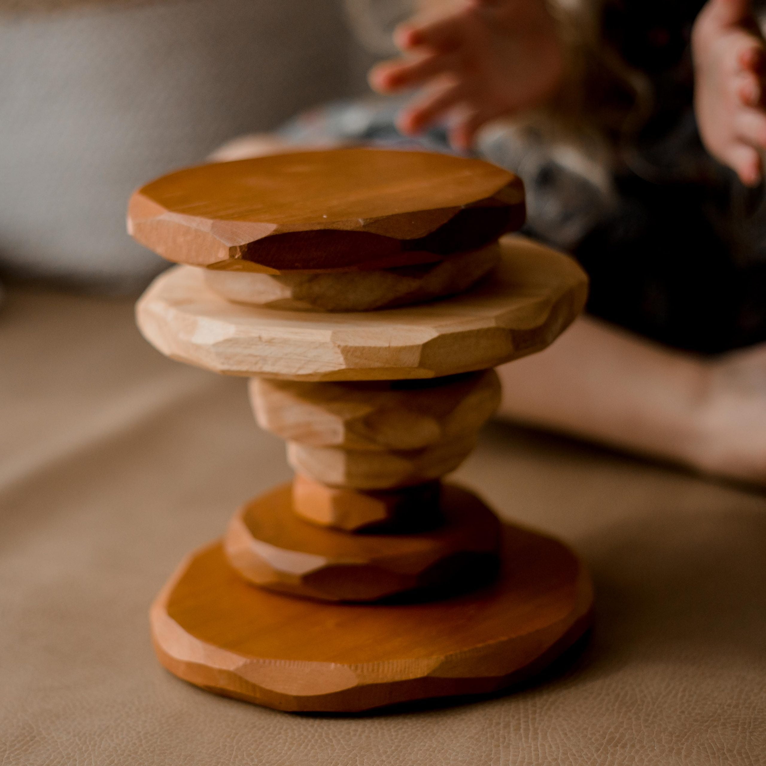Qtoys Two Tone Stacking Stones - Nice Tribe