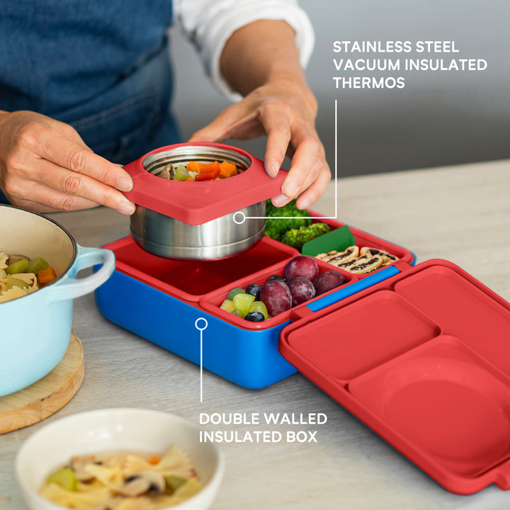 OmieBox 2.0 Bento Box - Divider - Hello Green