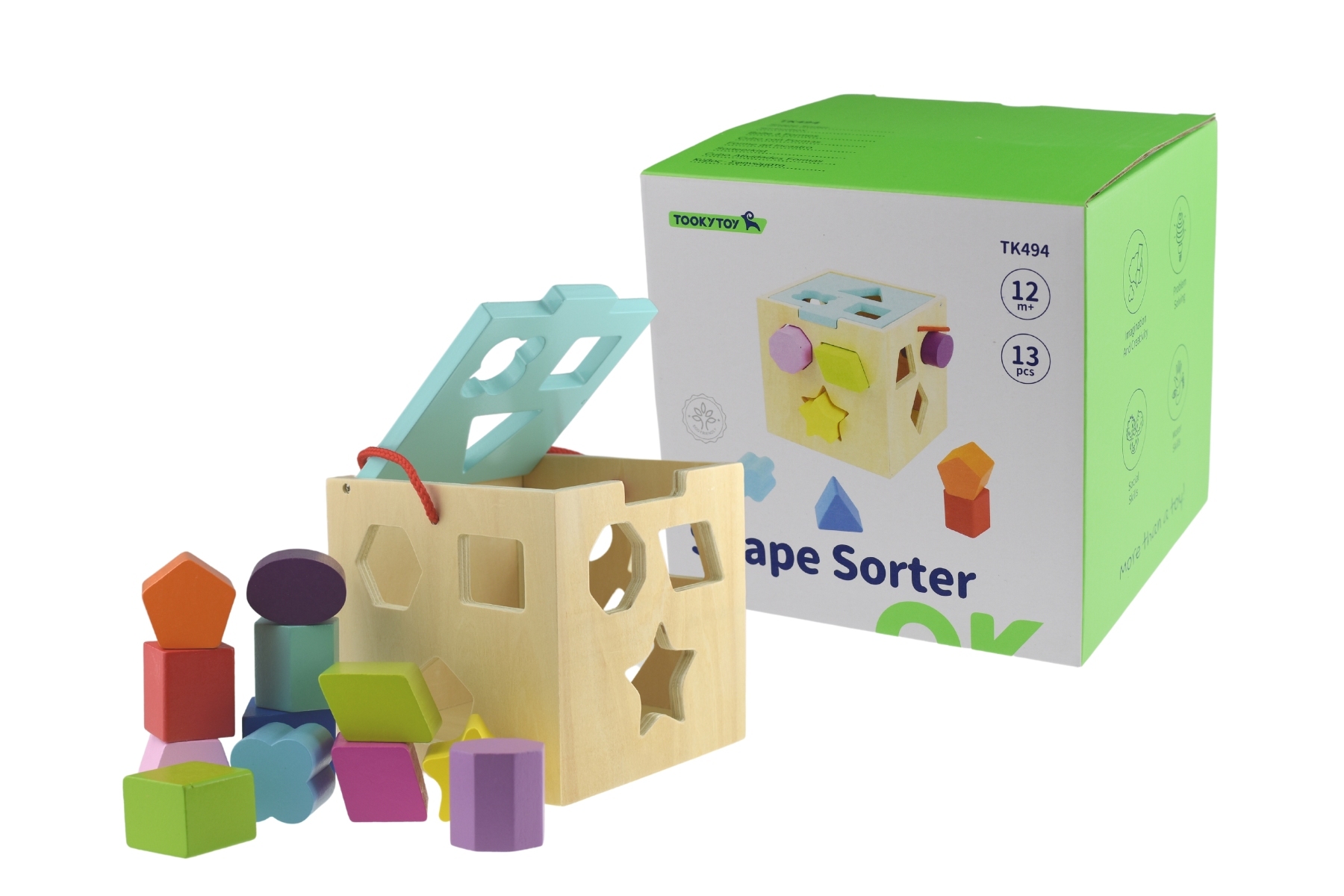 Chad valley playsmart wooden shape deals sorter